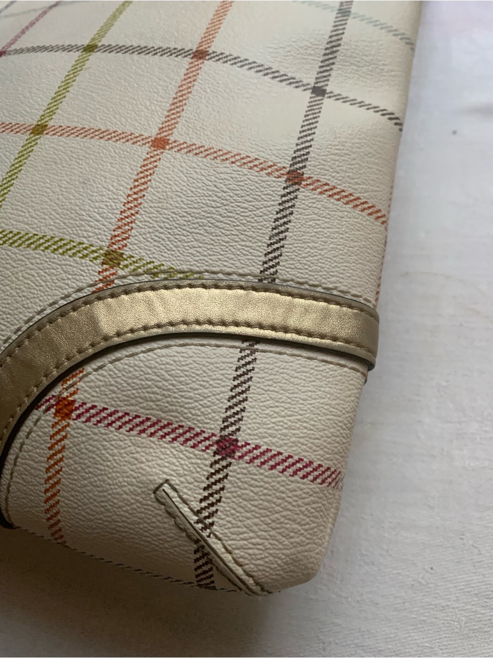 Coach Peyton Tattersall coated canvas slim bag - Picture 6 of 15
